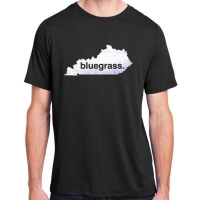 Kentucky Bluegrass Bluegrass Map Of Kentucky Adult ChromaSoft Performance T-Shirt