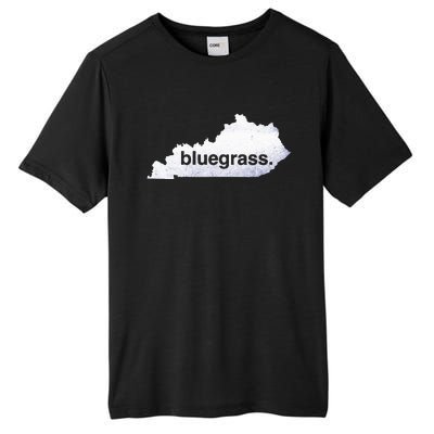 Kentucky Bluegrass Bluegrass Map Of Kentucky Tall Fusion ChromaSoft Performance T-Shirt