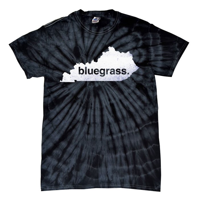 Kentucky Bluegrass Bluegrass Map Of Kentucky Tie-Dye T-Shirt