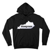 Kentucky Bluegrass Bluegrass Map Of Kentucky Tall Hoodie