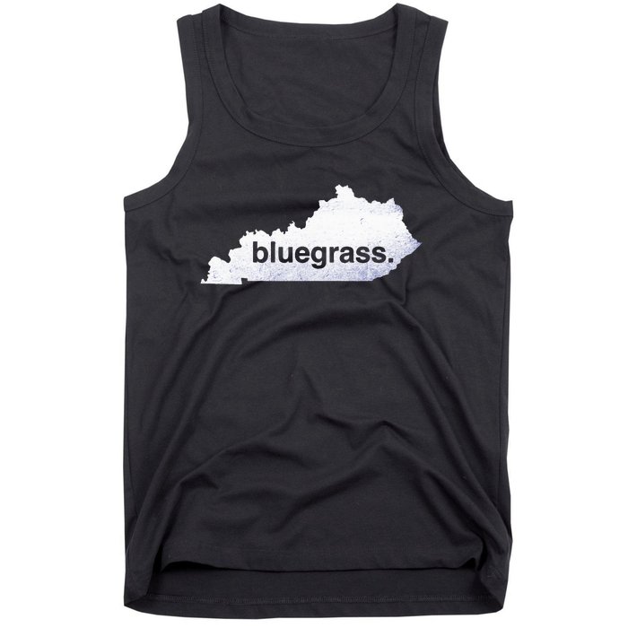 Kentucky Bluegrass Bluegrass Map Of Kentucky Tank Top