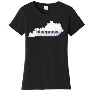 Kentucky Bluegrass Bluegrass Map Of Kentucky Women's T-Shirt