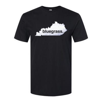 Kentucky Bluegrass Bluegrass Map Of Kentucky Softstyle CVC T-Shirt