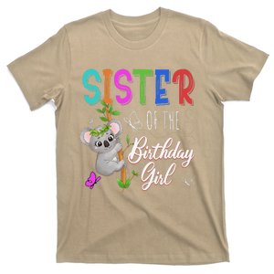 Koala Bear Birthday Sister Of The Birthday Koalas Bday T-Shirt