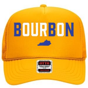 Kentucky Bourbon Bbn High Crown Mesh Back Trucker Hat