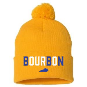 Kentucky Bourbon Bbn Pom Pom 12in Knit Beanie