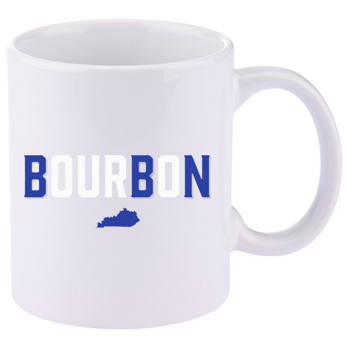 Kentucky Bourbon Bbn 11oz C Handle Ceramic Mug