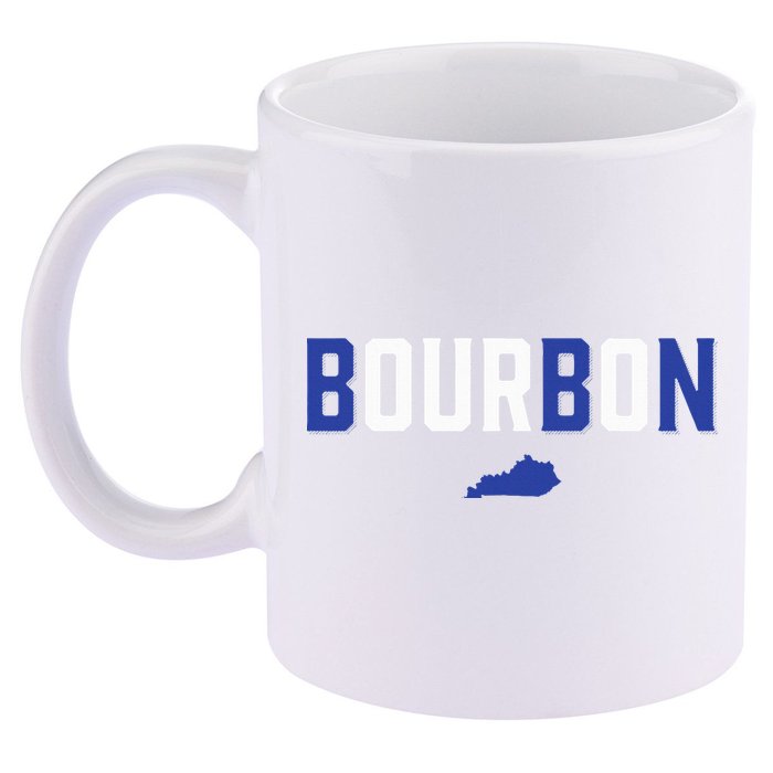 Kentucky Bourbon Bbn 11oz C Handle Ceramic Mug