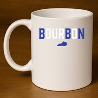 Kentucky Bourbon Bbn 11oz C Handle Ceramic Mug