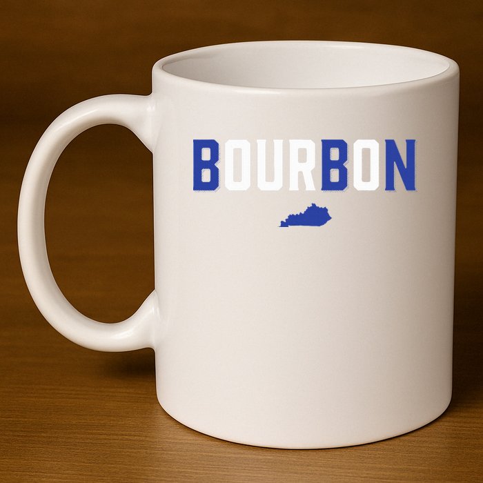 Kentucky Bourbon Bbn 11oz C Handle Ceramic Mug