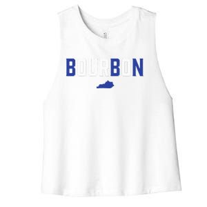 Kentucky Bourbon Bbn Women's Racerback Cropped Tank