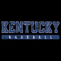 Kentucky Baseball Blue Vintage Text Bag