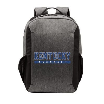 Kentucky Baseball Blue Vintage Text Vector Backpack