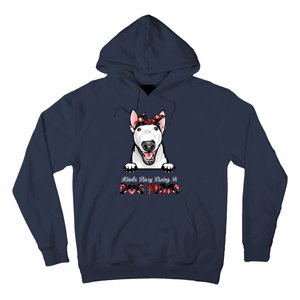 Kinda Busy Being A Dog Mom Floral Hoodie