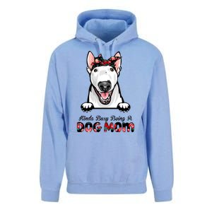 Kinda Busy Being A Dog Mom Floral Unisex Surf Hoodie