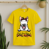 Kinda Busy Being A Dog Mom Floral T-Shirt