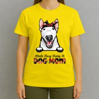 Kinda Busy Being A Dog Mom Floral T-Shirt