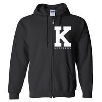 Kentucky Big Blue Basketball Football Full Zip Hoodie