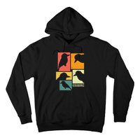 Kookaburra Birder Birdwatcher Ornithology Birds Silhouettes Hoodie