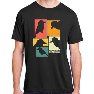 Kookaburra Birder Birdwatcher Ornithology Birds Silhouettes Adult ChromaSoft Performance T-Shirt