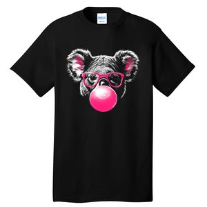 Koala Bear Blowing Bubblegum Tall T-Shirt