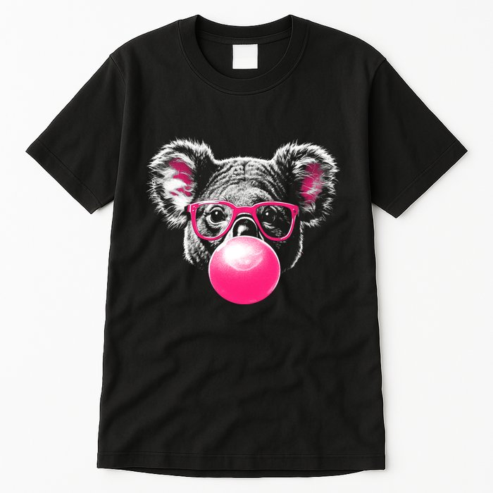 Koala Bear Blowing Bubblegum Tall T-Shirt