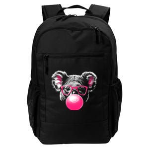 Koala Bear Blowing Bubblegum Daily Commute Backpack