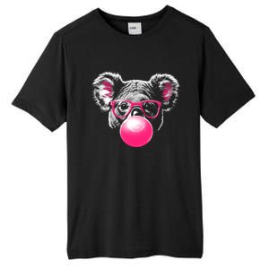 Koala Bear Blowing Bubblegum Tall Fusion ChromaSoft Performance T-Shirt