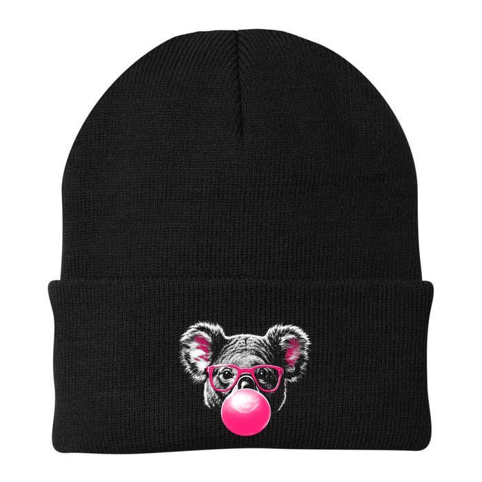 Koala Bear Blowing Bubblegum Beanie