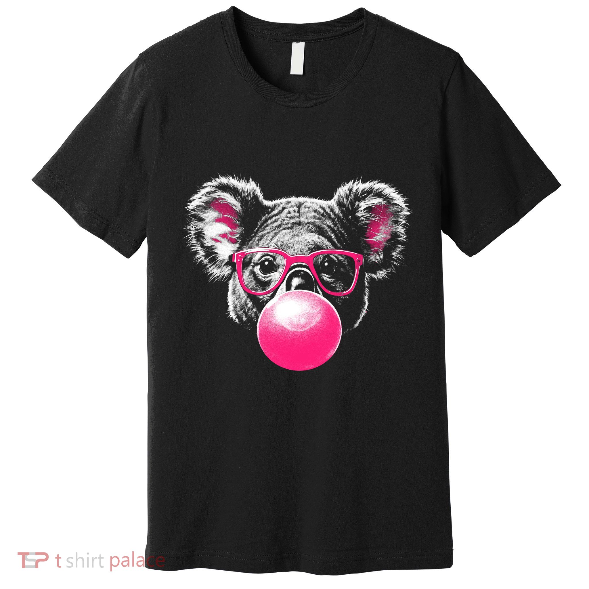 Koala Bear Blowing Bubblegum Premium T-Shirt