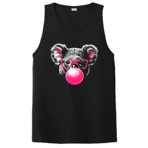 Koala Bear Blowing Bubblegum PosiCharge Competitor Tank