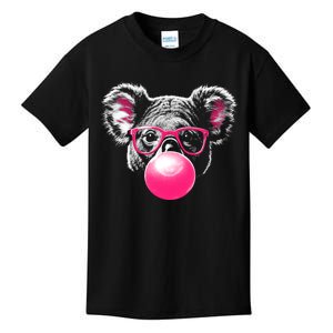 Koala Bear Blowing Bubblegum Kids T-Shirt