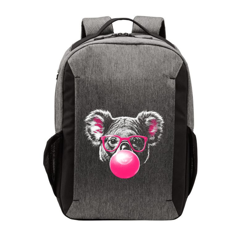 Koala Bear Blowing Bubblegum Vector Backpack