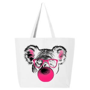 Koala Bear Blowing Bubblegum 25L Jumbo Tote