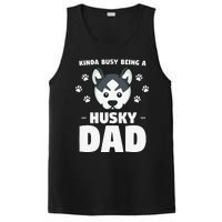 Kinda Busy Being A Husky Dad Siberian Huskies PosiCharge Competitor Tank