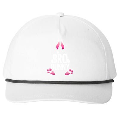 Kawaii Bro Bunny For Christian Easter Holy Week Pascha Gift Snapback Five-Panel Rope Hat