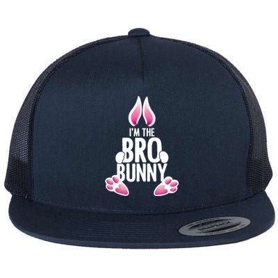 Kawaii Bro Bunny For Christian Easter Holy Week Pascha Gift Flat Bill Trucker Hat