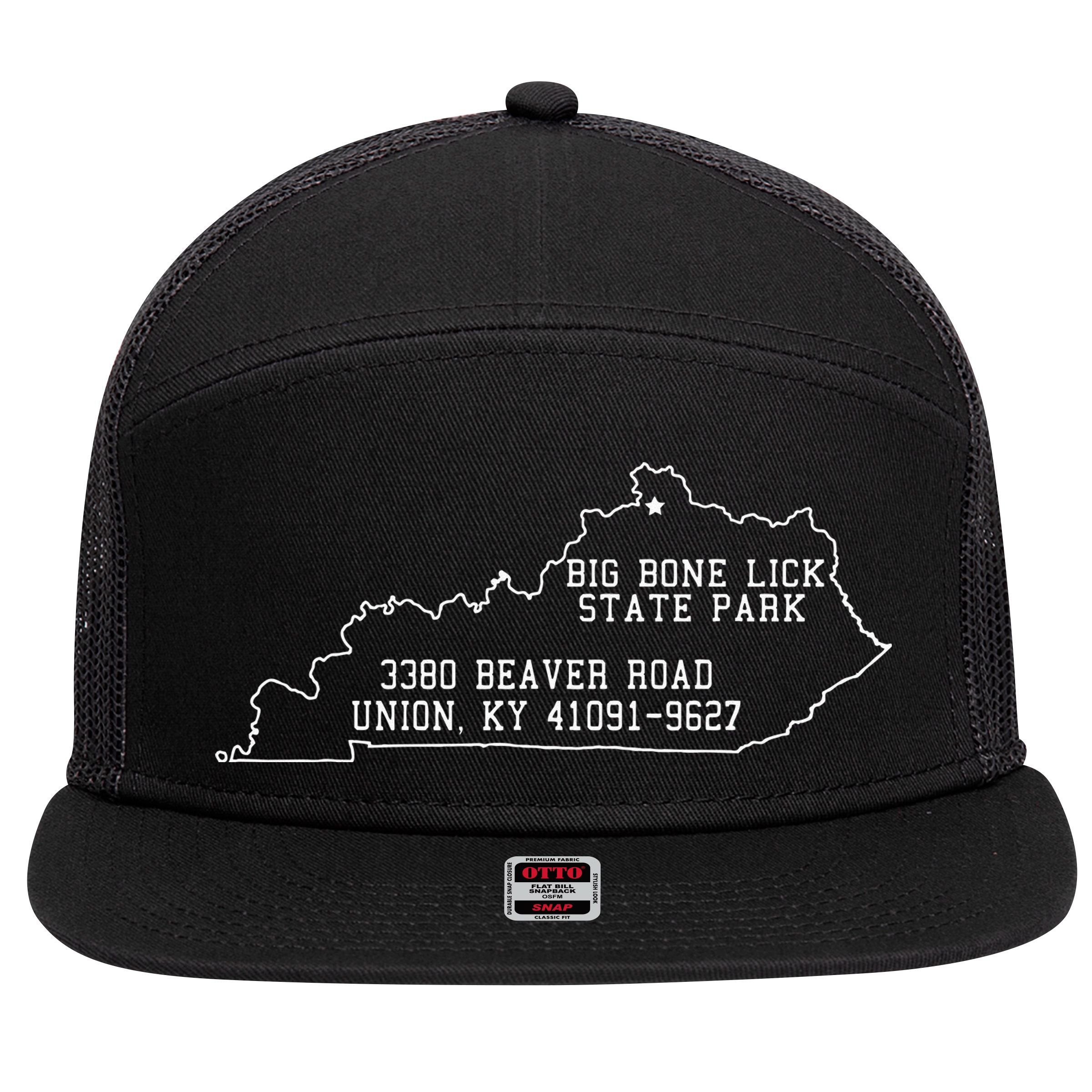 Kentucky Big Bone Lick State Park 7 Panel Mesh Trucker Snapback Hat