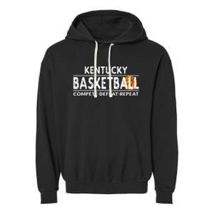 Kentucky Basketball Compete Defeat Repeat Garment-Dyed Fleece Hoodie