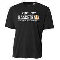 Kentucky Basketball Compete Defeat Repeat Cooling Performance Crew T-Shirt