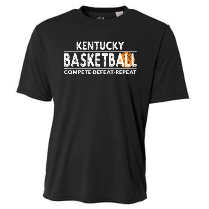 Kentucky Basketball Compete Defeat Repeat Cooling Performance Crew T-Shirt