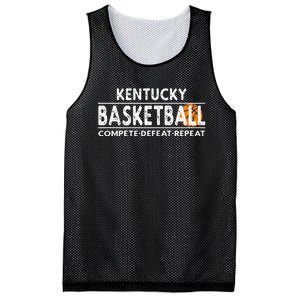 Kentucky Basketball Compete Defeat Repeat Mesh Reversible Basketball Jersey Tank