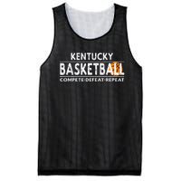 Kentucky Basketball Compete Defeat Repeat Mesh Reversible Basketball Jersey Tank