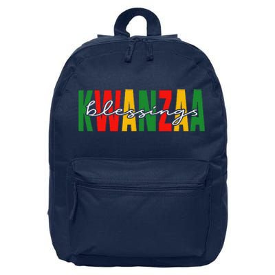 Kwanzaa Blessing Christmas African American Happy Kwanzaa 16 in Basic Backpack