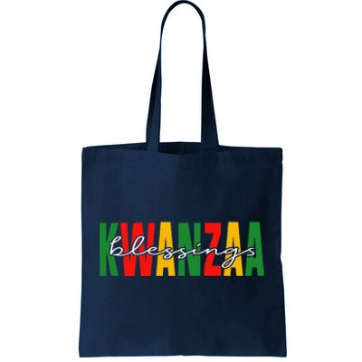 Kwanzaa Blessing Christmas African American Happy Kwanzaa Tote Bag