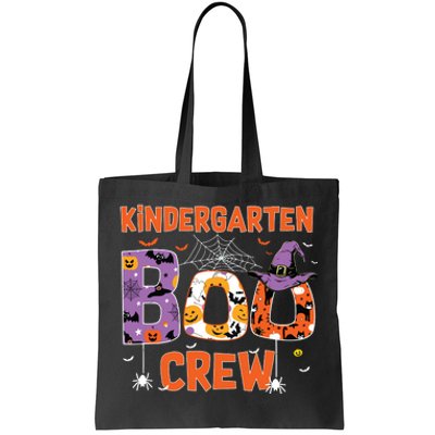 Kindergarten Boo Crew Teachers Students Halloween Costume Tote Bag