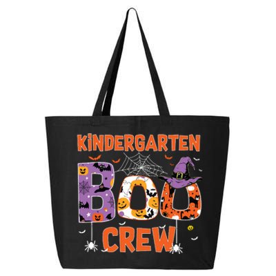 Kindergarten Boo Crew Teachers Students Halloween Costume 25L Jumbo Tote