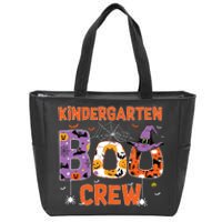 Kindergarten Boo Crew Teachers Students Halloween Costume Zip Tote Bag