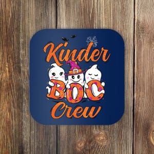 Kindergarten Boo Crew Kinder Crew Funny Teacher Halloween Coaster