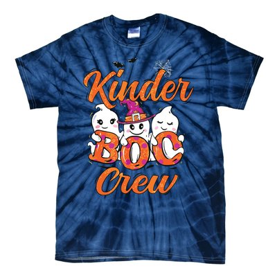 Kindergarten Boo Crew Kinder Crew Funny Teacher Halloween Tie-Dye T-Shirt